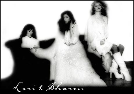 Lori Perry-Nicks, Sharon Celani & Stevie Nicks 1981